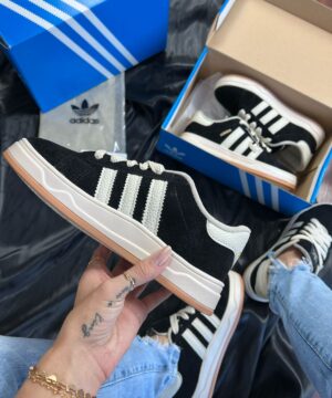 Tenis Adidas Campus LZ Preto Off Feminino Premium 2