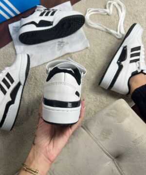 Tenis Adidas Forum Low Branco Preto Premium 1