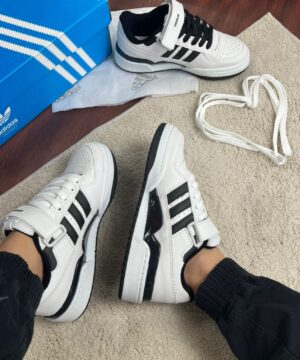 Tenis Adidas Forum Low Branco Preto Premium 3