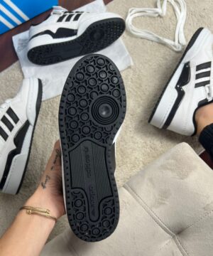 Tenis Adidas Forum Low Branco Preto Premium 5