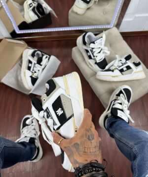 Tenis Amiri Sneaker MA 1 Branco Preto Masculino Premium 2