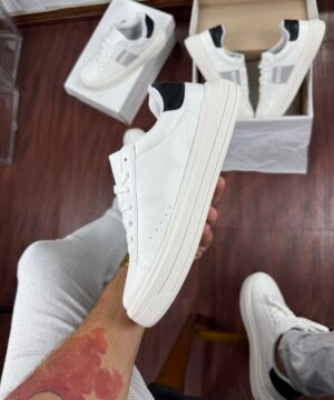 Tenis Hugo Boss Branco Masculino Premium 3