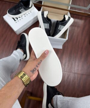 Tenis Hugo Boss Preto Masculino Premium 2