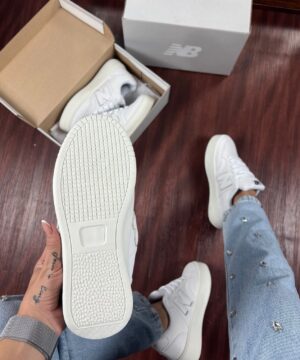 Tenis New Balance CT303 Branco Prata Feminino Premium 4