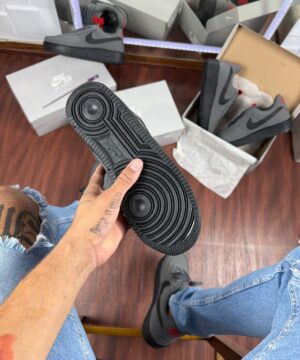 Tenis Nike Air Force Grafite Preto Masculino Premium 1