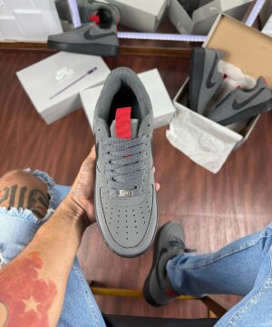 Tenis Nike Air Force Grafite Preto Masculino Premium 3