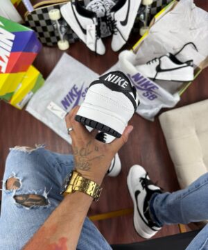 Tenis Nike SB Branco Preto Masculino Premium 6