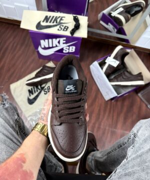 Tenis Nike SB Dunk Low Pro Marrom Masculino Premium 1