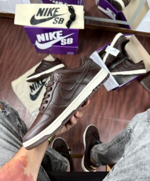 Tenis Nike SB Dunk Low Pro Marrom Masculino Premium 3