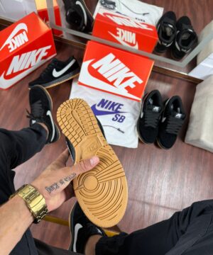Tenis Nike SB Dunk Low Pro Preto Cinza Latex Masculino Premium 2