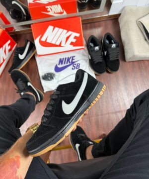 Tenis Nike SB Dunk Low Pro Preto Cinza Latex Masculino Premium 3