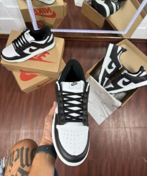 Tenis Nike SB Dunk Low Pro Tamanho Especial Preto Branco Premium 3