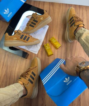 Tenis Adidas Forum Low Caramelo Masculino Premium 1