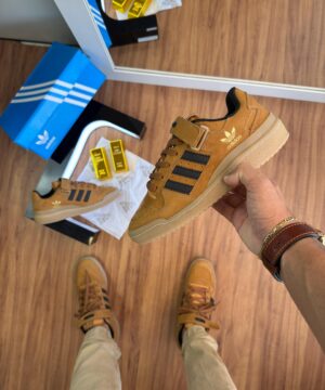 Tênis Adidas Fórum Low Caramelo Masculino Premium