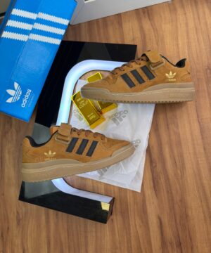 Tenis Adidas Forum Low Caramelo Masculino Premium 5