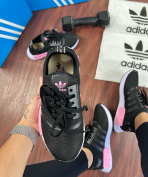 Tenis Adidas NMD Preto Pink Feminino Premium 1
