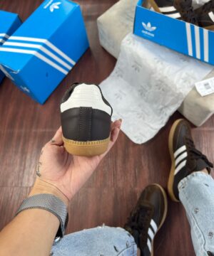 Tenis Adidas Samba OG Couro Cafe Feminino Premium 2