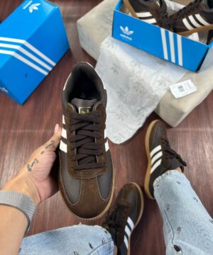 Tenis Adidas Samba OG Couro Cafe Feminino Premium 3