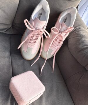 Tenis Adidas Samba Sintetico Rosa Bebe Premium Feminino 10