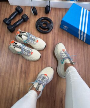 Tenis Adidas Sport Knit Bege Premium 5