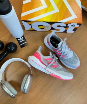 Tenis Adidas Ultra Boost Cinza Rosa Feminino Premium 1