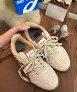 Tenis Asics Onitsuka Tiger Off White Caramelo Feminino Premium 3