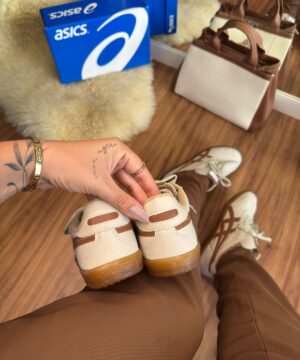 Tenis Asics Onitsuka Tiger Off White Caramelo Feminino Premium 4