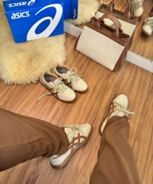 Tenis Asics Onitsuka Tiger Off White Caramelo Feminino Premium 5