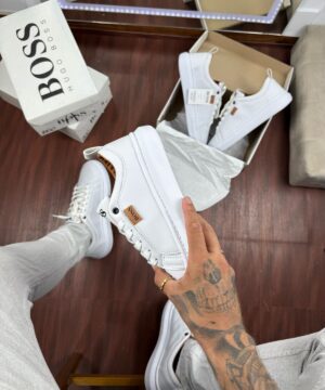 Tenis Hugo Boss Casual Branco Masculino Premium 2