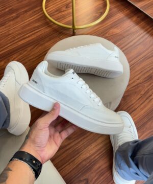 Tenis Hugo Boss Casual Masculino Branco Premium 7