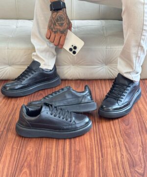 Tenis Hugo Boss Casual Masculino Preto Premium 3