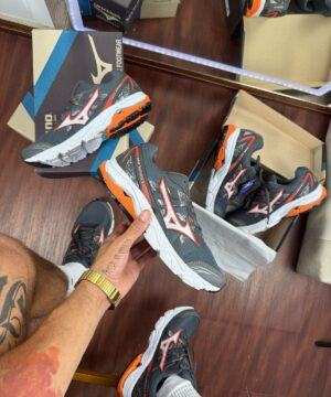 Tenis Mizuno Nirvana 1 Laranja Masculino Premium 1