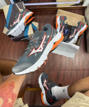 Tenis Mizuno Nirvana 1 Laranja Masculino Premium 2