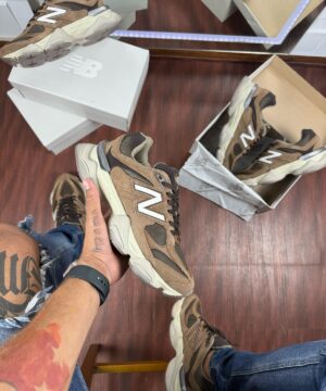 Tênis New Balance 9060 Marrom Masculino Premium
