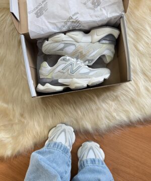 Tenis New Balance 9060 Prime Off Cinza Feminino Premium 3