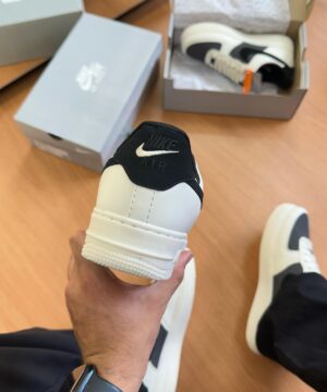 Tenis Nike Air Force F1 Branco Preto Masculino Premium 3