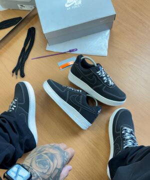 Tenis Nike Air Force F1 Preto Masculino Premium 4