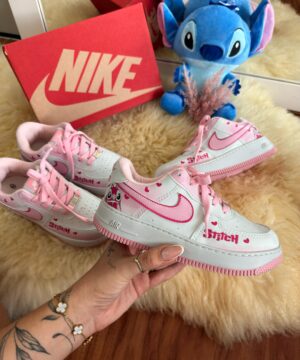 Tenis Nike Air Force Infantil Stitch 3