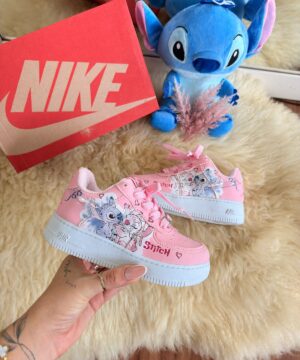 Tenis Nike Air Force Infantil Stitch 5
