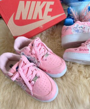 Tenis Nike Air Force Infantil Stitch 9