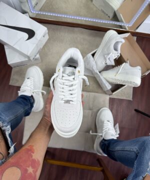 Tenis Nike Air Force Shadow Branco Masculino Premium 2