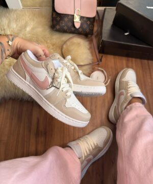 Tenis Nike Air Jordan 23 Bege Rose Feminino Premium 3