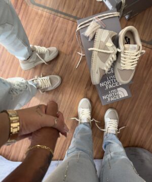 Tenis Nike Dunk Low Branco Natural Tartufo Masculino Premium 2