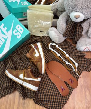 Tenis Nike Dunk Teddy Bear Black Caramelo Premium 9