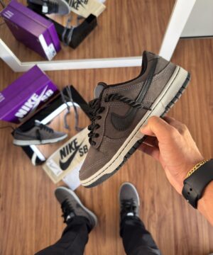 Tênis Nike SB Dunk Grafite Preto Premium Masculino