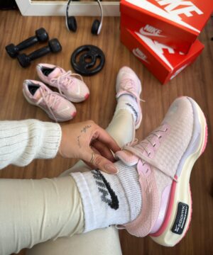 Tenis Nike Zoom X Invincible Run 3 Rosa Bebe Feminino Premium 4