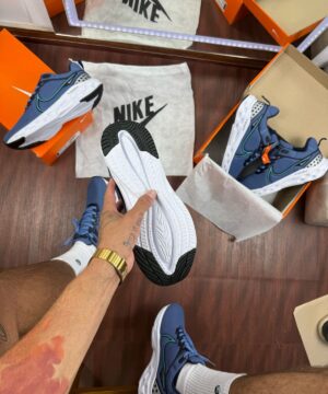 Tenis Nike Zoom X React Infinity Run FK3 Azul Turquesa Masculino Premium 1