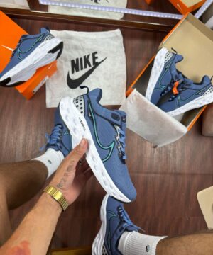 Tênis Nike Zoom X React Infinity Run FK3 Azul Turquesa Masculino Premium