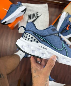 Tenis Nike Zoom X React Infinity Run FK3 Azul Turquesa Masculino Premium 4