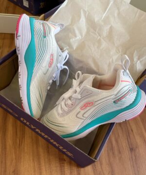 Tenis Olympikus Runner Banco Verde Agua Feminino Premium 5